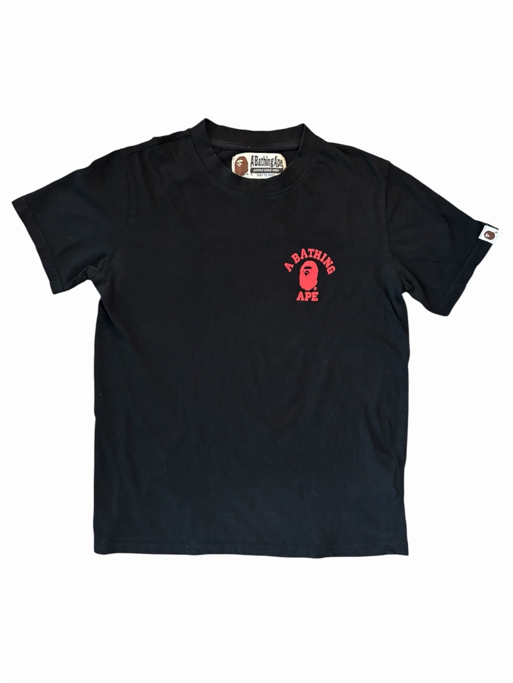 BAPE A Bathing Ape “Apes Together Strong” ATS Black and Red Camo Tee M
